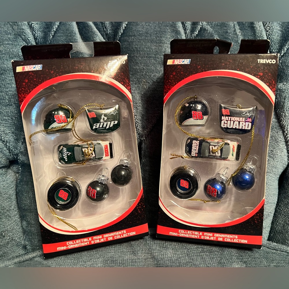NASCAR Dale Earnhardt Jr #88 miniature ornaments NWT unopened boxes